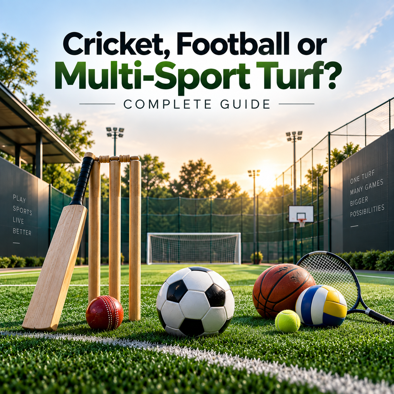 Cricket, Football or Multi-Sport Turf? | Complete Guide